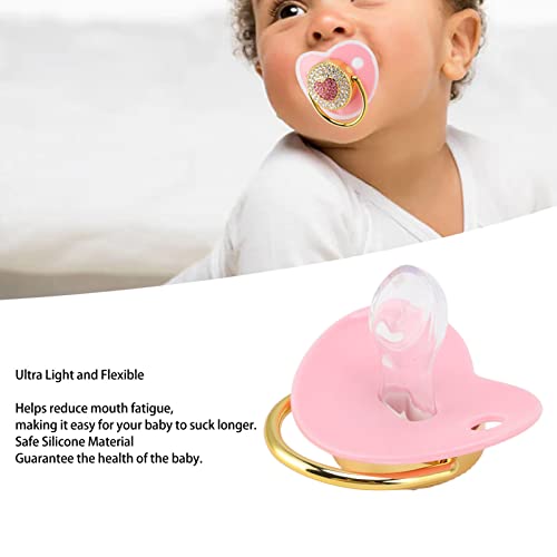 Image of Heart Shape Baby Pacifier, Dummy Soother Soft Baby Nipple for Infant ()