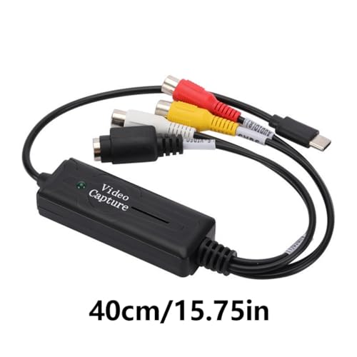 Captura de video USB convertidor digital USB C con cable USB 2.0 para digitalizar cintas VHS 5