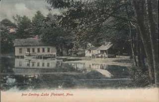 Boat Landing Lake Pleasant, Massachusetts MA Original Antique Postcard
