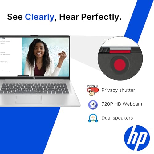 Image of HP Touchscreen Laptop • 15.6 FHD IPS Display • 2026 Edition • AMD Ryzen 5 7520U • 8GB LPDDR5 • 256GB PCIe SSD • Copilot AI • Wi-Fi 6 • Numeric Keypad • Windows 11 • for Business & Student • w /o Mouse