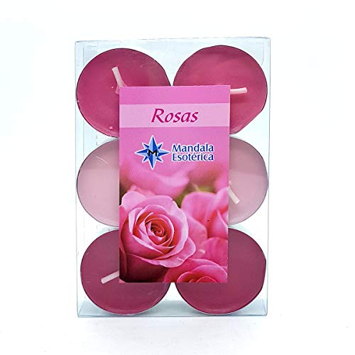 Velas Aromáticas Para Rechô Importada 6 unidades Rosas
