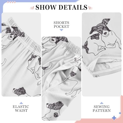 Jack Russell Terrier Dog Boys Pants for Kids Jogger Pants with Pockets S-XL4