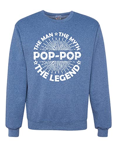 Wild Bobby Dad Man Myth Legend Funny Dad Uncle Papa Granpa Dad Gift Father's Day Unisex Crewneck Graphic Sweatshirt