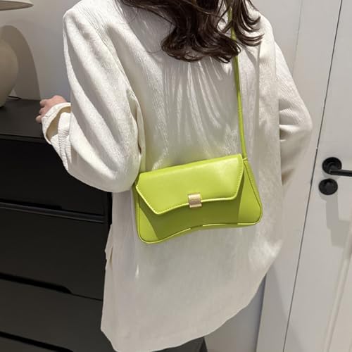 Vintage Women's Shoulder Bag PU Leather Crossbody Purse With Metal Buckle Spacious Underarm Handbag For Work Or Shopping3