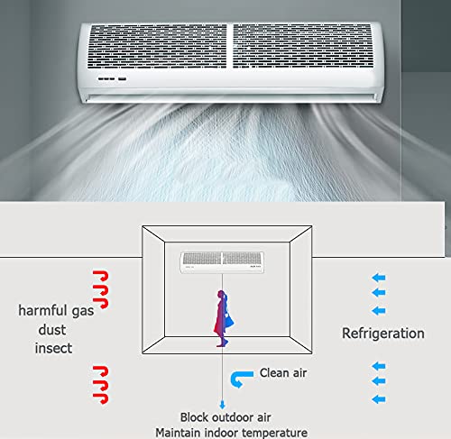 Luchtgordijnmachine Is Commercieel Stille Luchtgordijnschermen Buitenstof En Sterke Wind Luchtgordijn Is Geschikt Voor… - Image 4