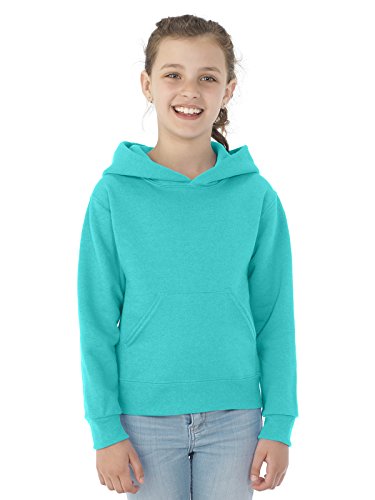 Jerzees Big Boys Drawcord Pullover Hooded Sweatshirt, Scuba Blue, Large