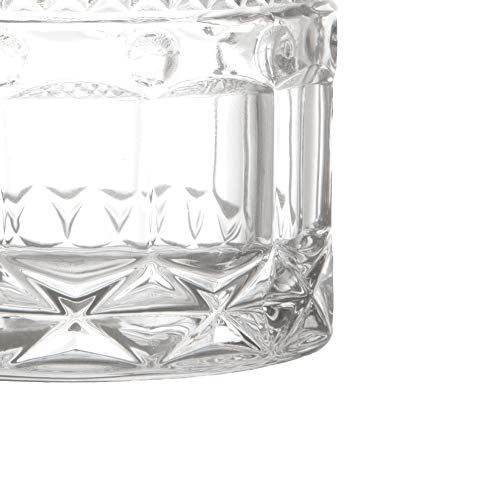 Kit Jogo 6 Copos Baixos p/Whisky e Drinks em Cristal 300 ml