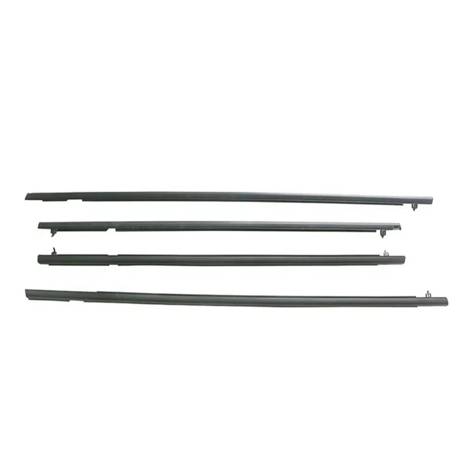 Uussup 2006-2011 Rubber Seal Weather Stripping 4Pcs/Set Windows Glasses Seals Decoration Weatherstrip Rubber Trim Sealing Strips For Civic 2012-2019 Car Accessories