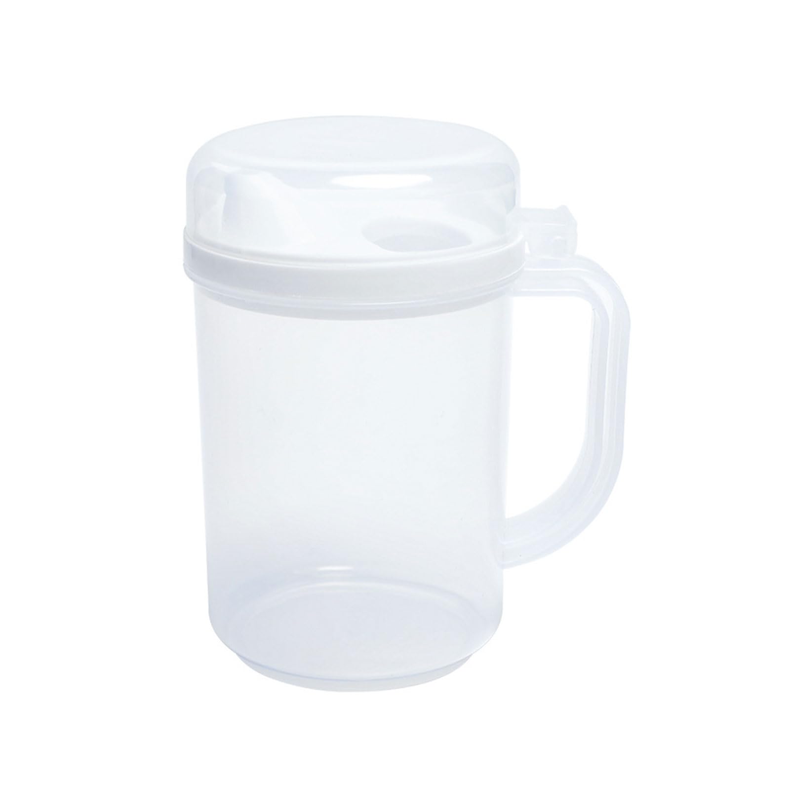 MALSSE Round Leak Proof Cooking Oil Bottle with Wide Mouths and Comfortable Grip Cooking Oil Dispenser for Home Cooks Household Kitchen Vessel