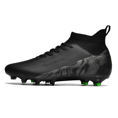 Indoor Soccer Cleats Mens Womens Turf Soccer Cleats Wide Socer Shoes FG AG TF High Ankle Football Boots3