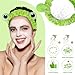 Jowmoy Green Frog Eye Elastic Headband - Versatile for Spa, Skincare, Makeup, Face Wash, Fun Gift for Women (1 Pack)