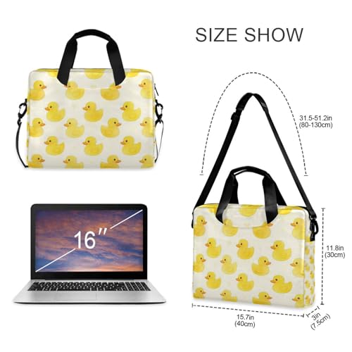 Funda para portátil 15.6" con correa y asa beige miniatura 5