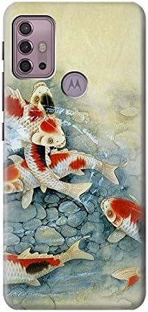 R1654 Carp Fish Art Painting Case Cover for Motorola Moto G30, G20, G10
