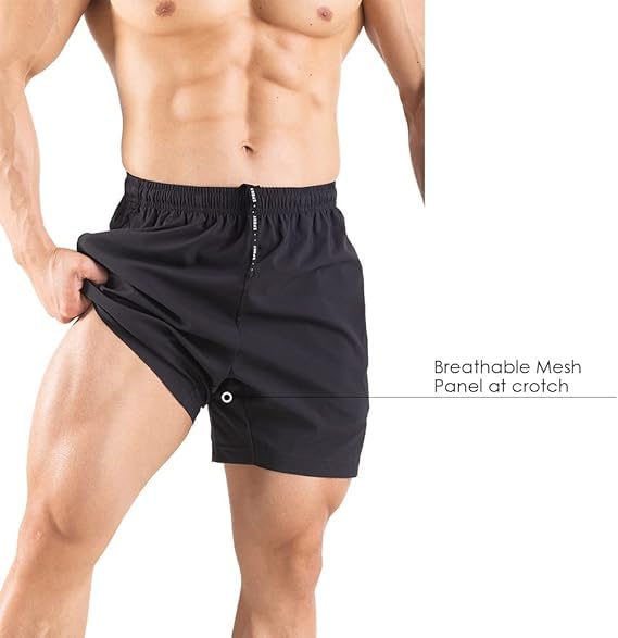 Image of Men's Cotton Shorts - Lightweight, Breathable Casual Shorts for Men | Summer Athletic & Lounge Wear