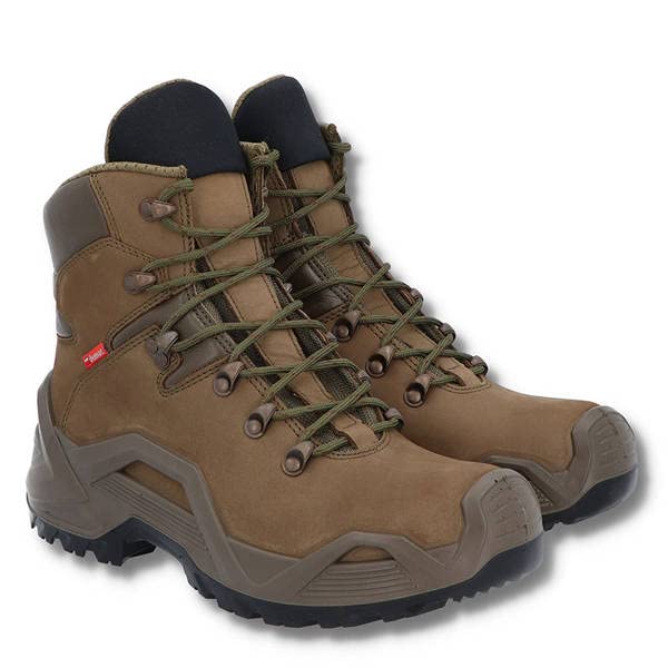 demar. Wald PRO buty trekkingowe skórzane buty myśliwskie, buty outdoorowe, buty termiczne, brązowy, 43 EU
