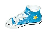 Spardose Turnschuh blau, Chuck, Geschenkidee