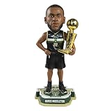 Khris Middleton Milwaukee Bucks 2021 NBA Champions Black Jersey Bobblehead NBA