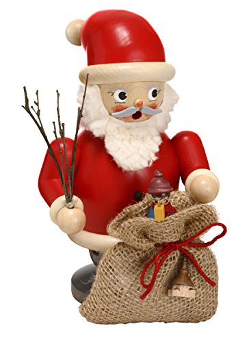 Père Noël fumeur d'encens Seiffen pour sublimer vos soirées de fête
