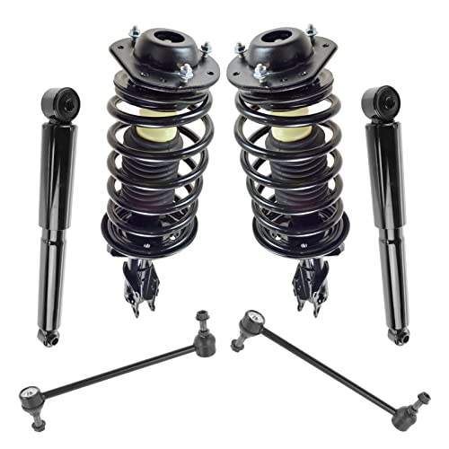 Front Complete Loaded Strut & Spring Assembly Rear Shock Absorber 300mm Sway Bar End Link Suspension Kit 6 Piece Set for 2005-2010 Chevrolet Cobalt / 2006-2011 HHR / 2007-2009 Pontiac G5