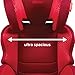 Diono Everett NXT High Back Booster Car Seat with Rigid Latch, Lightweight Slim Fit Design, 8 Years 1 Booster Seat, Red
