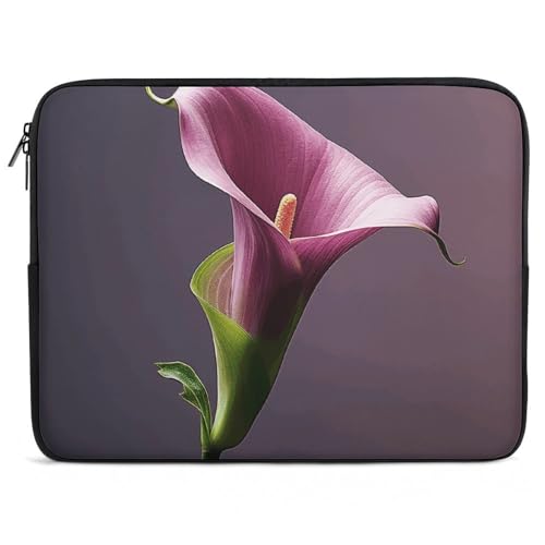 Housse ordinateur portable 10-17 pouces pochette néoprène violette lys Calla