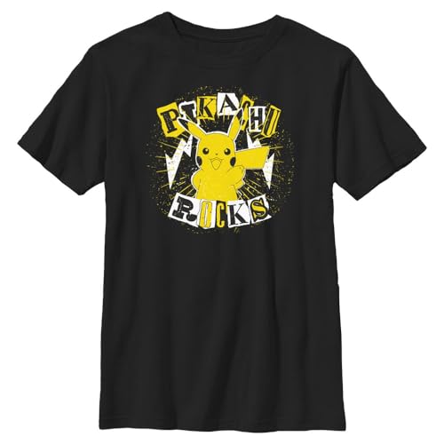 Pokémon Pikachu Rocks Sparks t-shirt anti-irritation pour garçon enfant