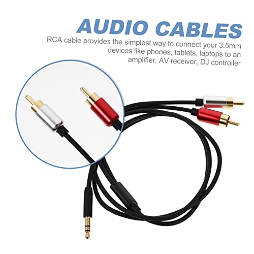 Cable auxiliar de audio 3.5 mm Housoutil para conectar altavoces en casa y oficina 5