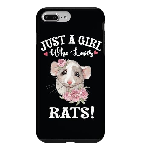 Funny Womens Kids Just A Girl Who Loves Dumbo Ear Rats Lover �X�}�z�P�[�X iPhone 7 Plus/8 Plus �p