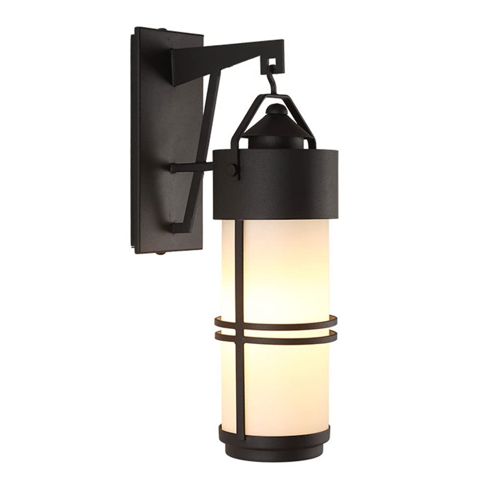 Kbuukyyxouy One Color E27 Wall Lamp Vintage Balcony Outdoor Aisle Bracket Light Garden Garden Light Wall Exterior Wall Sconce Ip65 Waterproof Sconce Exterior Wall Lantern Fixture