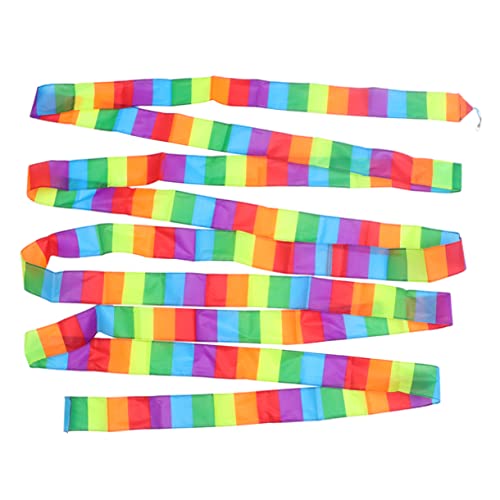 Yardwe Rainbow Tail Kite Accessory 15m Colorful Ribbon for Stunt Kites Adds Vibrancy to Flight