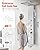 VEVOR Shower Panel Tower System with Rainfall Waterfall Shower Head, 53 in Brushed Stainless Steel Shower Column, 5-Function Faucet, Wall-Mount Rain Massage System with 3 Body Jet, Handheld, Tub Spout