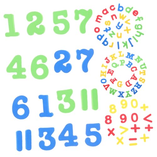 CAXUSD Lphanumeric Fridge Magnets 26 Letters 32 Numbers Symbols Eva Material Non-Fading