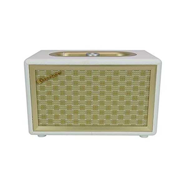 ROADSTAR HRA-310BT – Radio Vintage con Altavoz Bluetooth y Aux-in, Color Crema