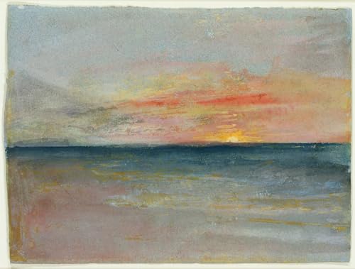 Impression sur toile Turner Étude du ciel peinture moderne de salon