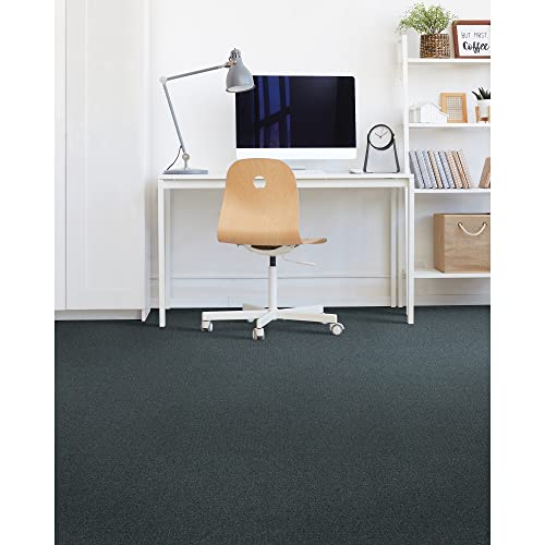 Image of Mohawk Advance 8 inch x 8 inch Carpet Tile Sample with Colorstrand Nylon Fiber in Azure
