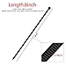 150 Pieces Multi-Purpose Cable Zip Ties 8 Inch,Self Locking Black Zip Ties with 50 Pounds Tensile Strength
