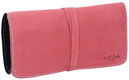 Preisvergleich Produktbild Gusti Federmappe Leder Casper Schlampermäppchen Stifteetui Pink