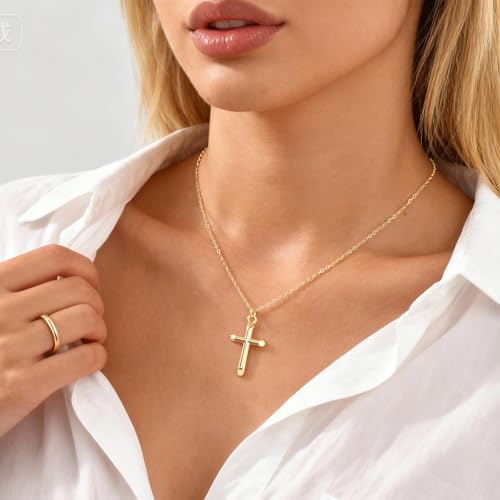 Gold Cross Necklace for Women  - image 2