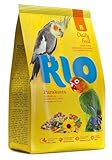 RIO Alleinfutter für Großsittiche | 500 g | Speziell zusammengesetzte Mischung von ausgesuchten, gesunden und beliebten Saaten und Getreidearten | Mit Vogelbeeren