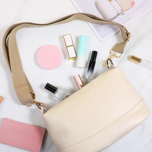 Image of cobee 8 Pcs Wide Purse Straps Replacement, Solid Color Crossbody Bag Straps Set Adjustable Shoulder Handbag Strap for Women