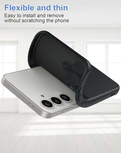 Coque Samsung Galaxy S24 FE rigide fine noire antichoc