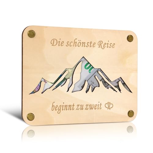 TAKULA Hochzeit Geldgeschenk - Geldgeschenk Reise, Reisekasse Geschenk Spardose Reisekasse, Geldgeschenk Hochzeit Reise Geschenke zur Hochzeit