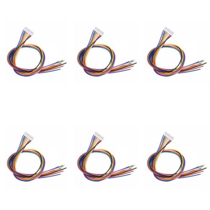(6 pc) Flyrobo 8 Pin 1.25mm Single Head JST-XH Wire-image-23