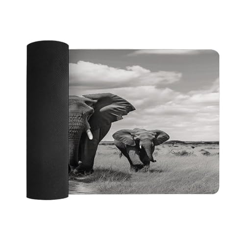 Elephant Walking Desk Pad Waterproof Mouse Pad miniatura 3
