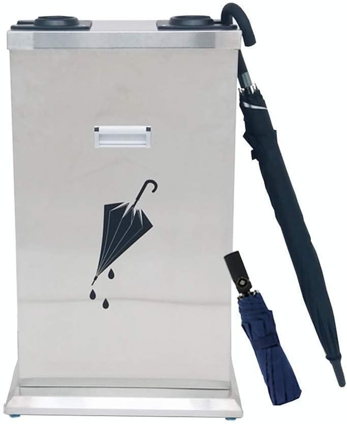 Automatic Double Hole Umbrella Stand for Business Hotel Bank and Airport Long and Short Umbrella Compatible