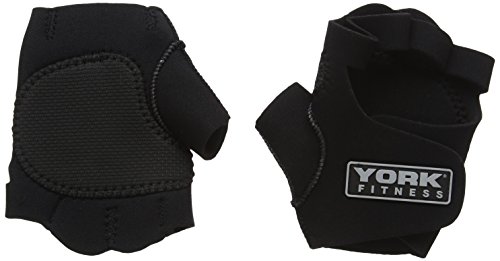York Fitness Neoprene Training Gloves - Black, Medium
