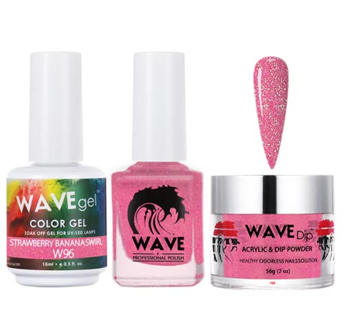 WAVEGEL Soak-Off Gel, Nail Lacquer & Acrylic/Dip Powder Matching Set