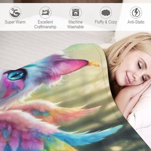 Jeté flanelle motif chat couverture durable et chaude pour sofa - 4