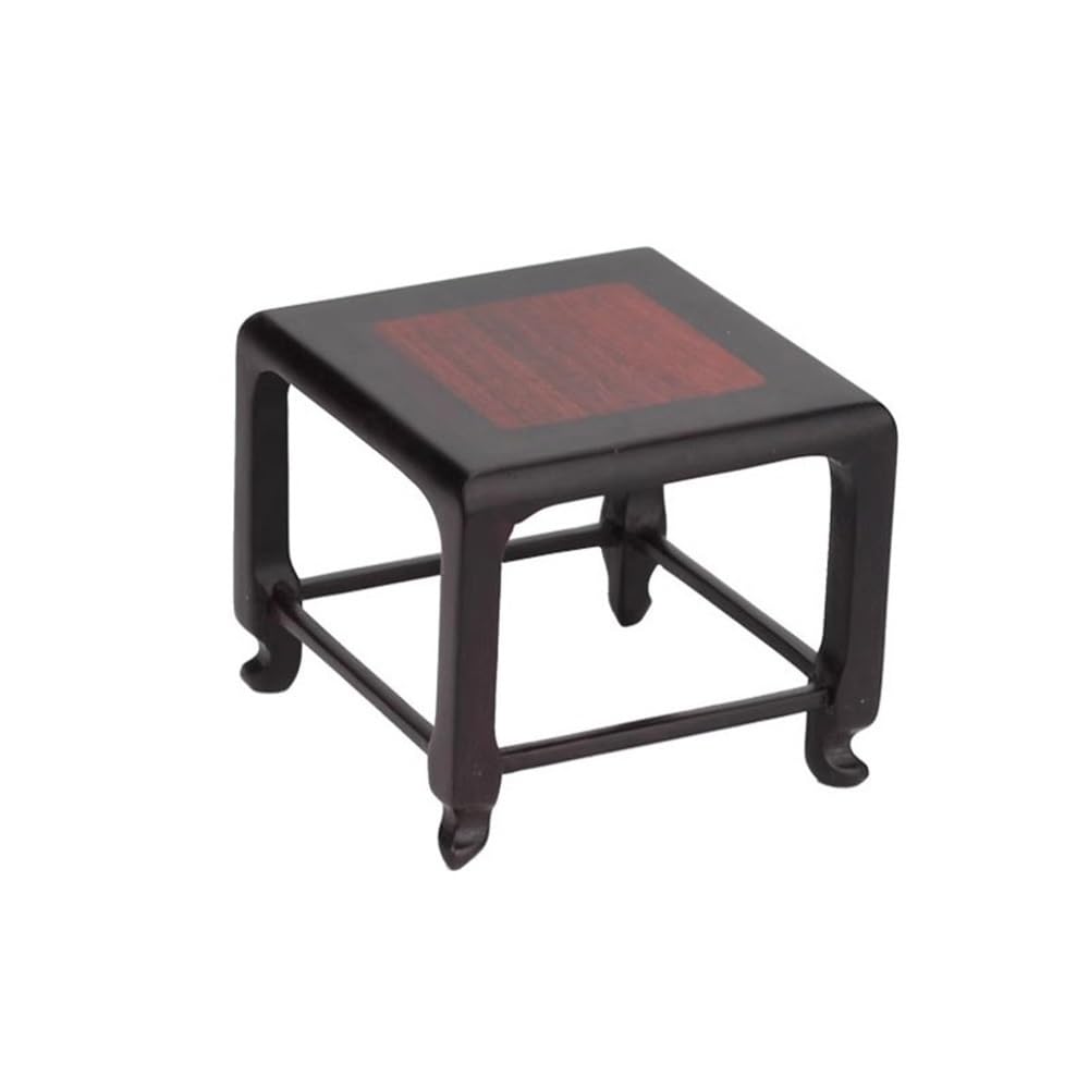 Pedestal Square Purple Sandalwood Bonsai Planter Display Base Decor(Small)
