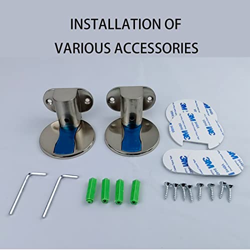 Fermaporta magnetico invisibile, confezione da 2